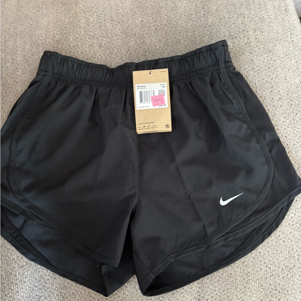 Nike Black Athletic Shorts with Elastic Waistband